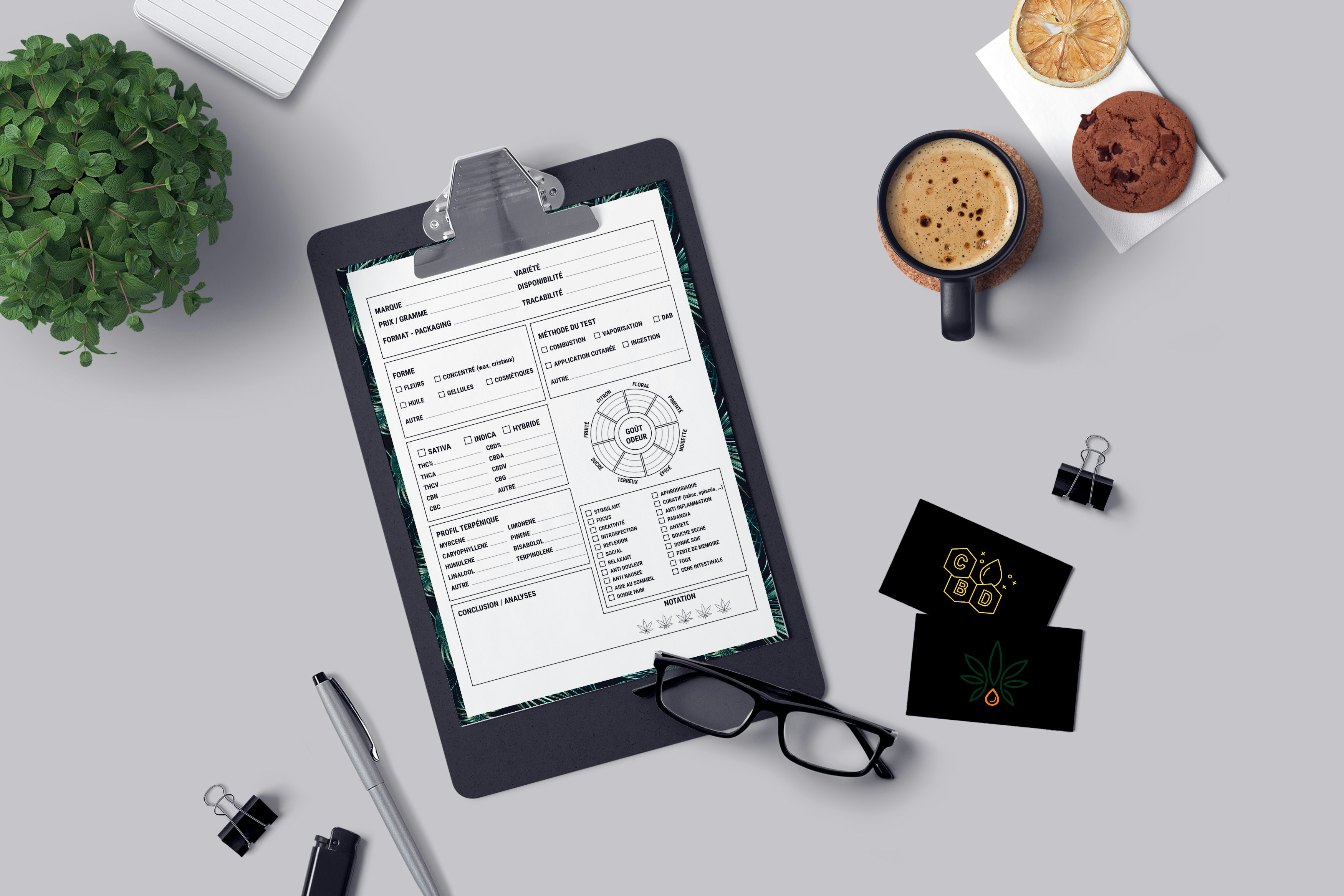 Itemized invoice template with detailed billing