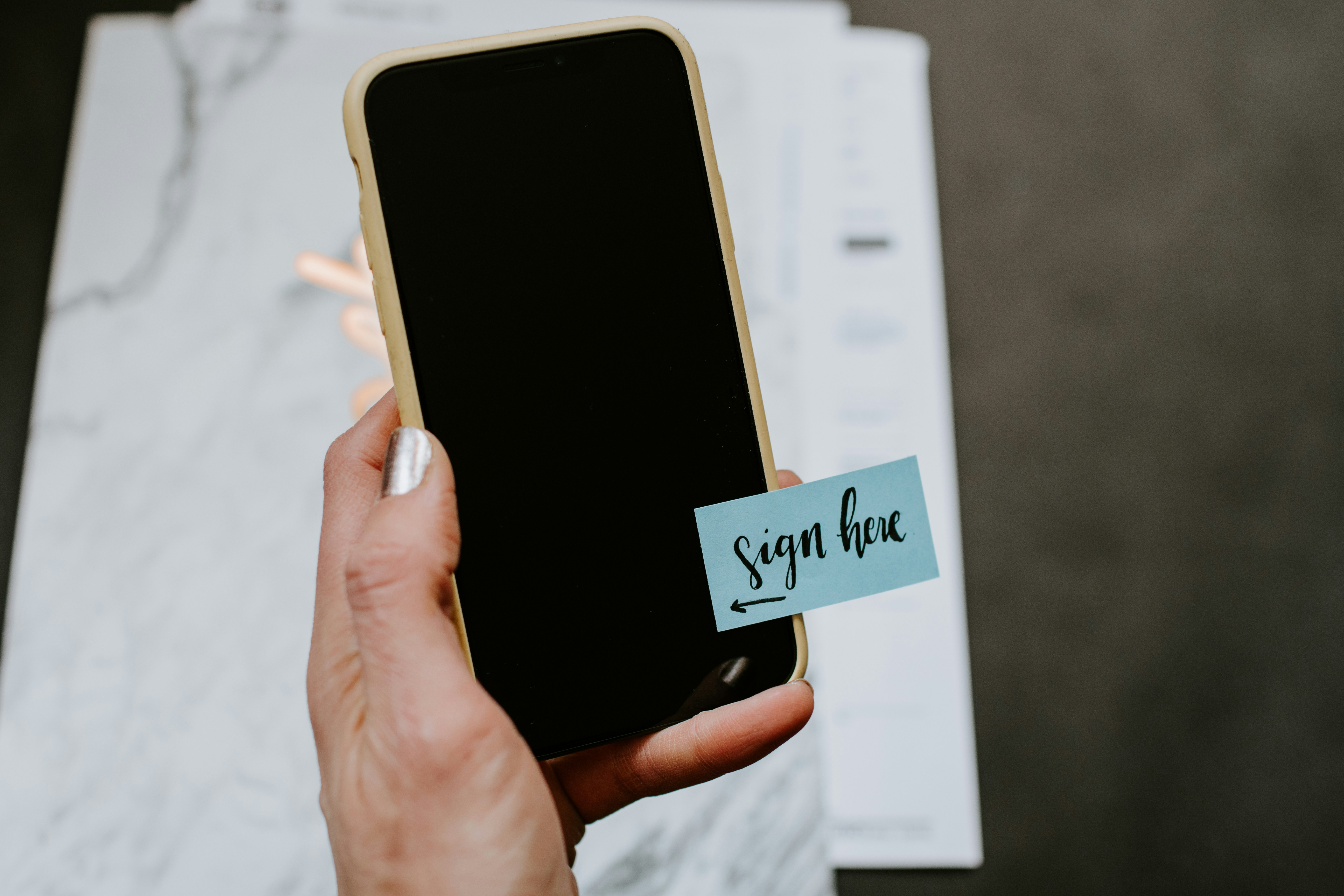 Mobile-friendly invoice template usable on smartphones