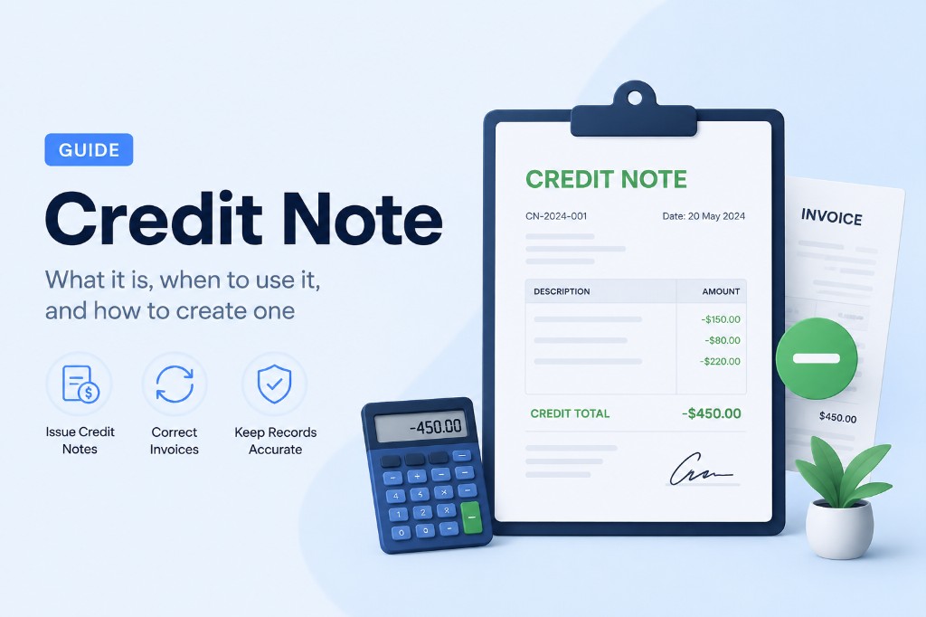 Credit Note Guide — what it is, when to use it, and how to create one